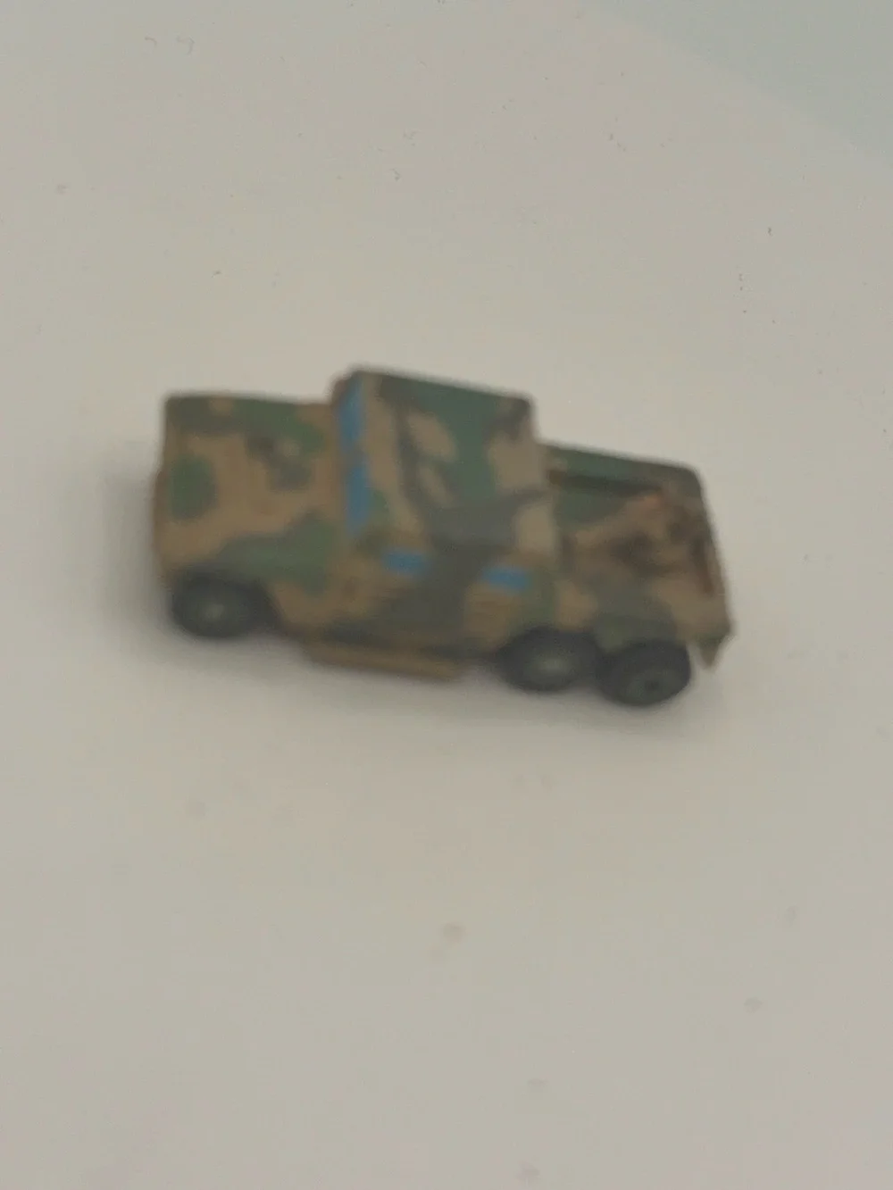 Vintage Galoob Micro Machines Military Traxxon Raider Truck - Woodland Camo